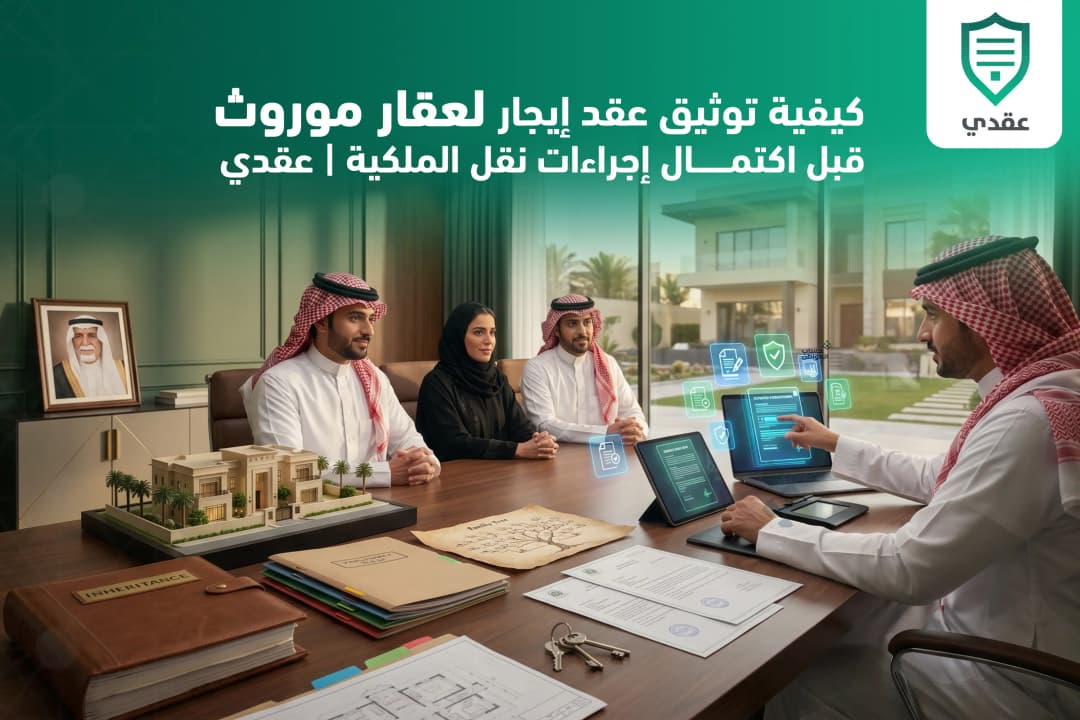 كيفية توثيق عقد إيجار لعقار موروث قبل اكتمال إجراءات نقل الملكية | عقدي
